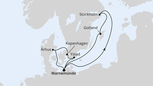Schweden & Dänemark mit Stockholm ab Warnemünde 1