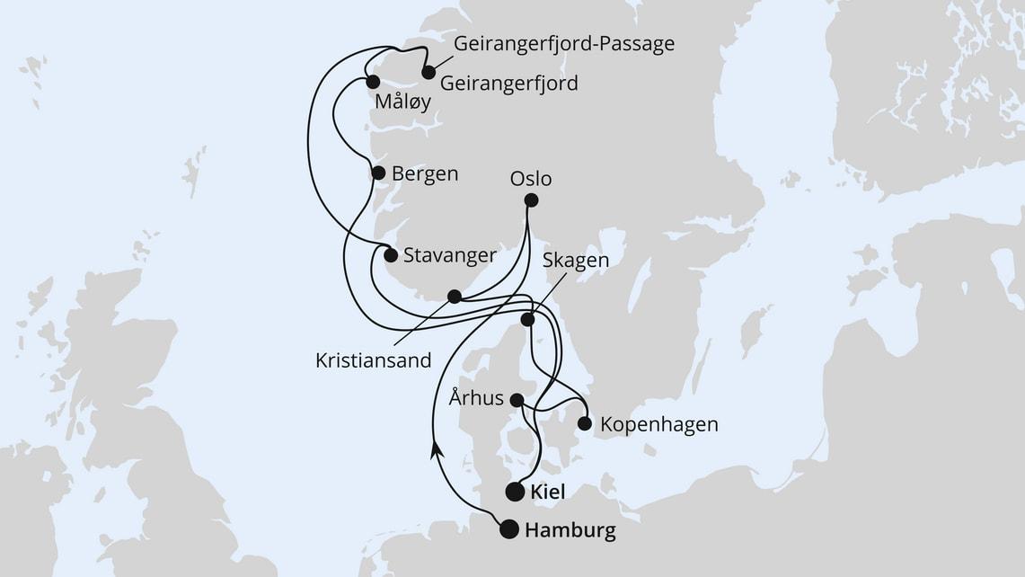 Große Skandinavien-Reise von Hamburg nach Kiel 2