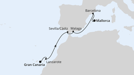 Kanaren & Andalusien ab Gran Canaria 1