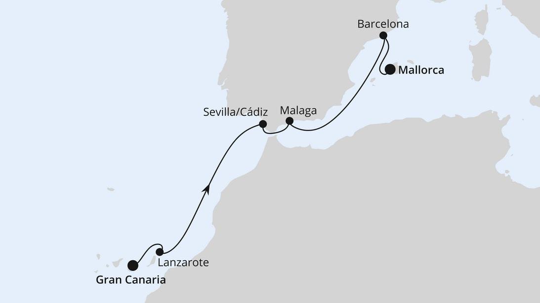 Kanaren & Andalusien ab Gran Canaria 1