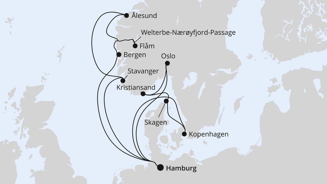 Große Skandinavien-Reise ab Hamburg 2
