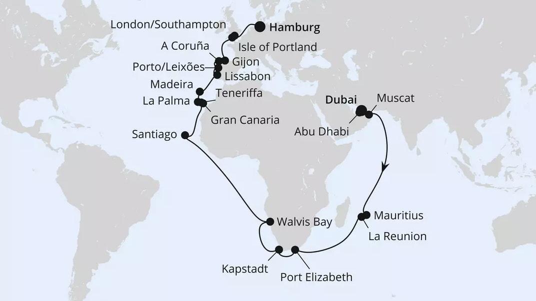 Weltenbummler Südafrika & Mauritius