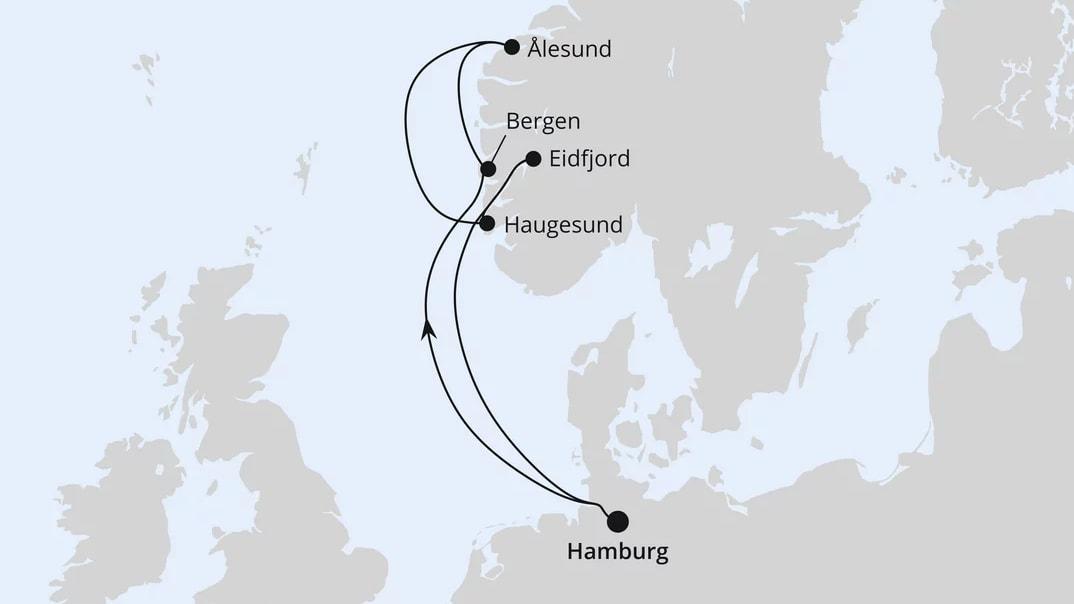 Osterreise nach Norwegen ab Hamburg