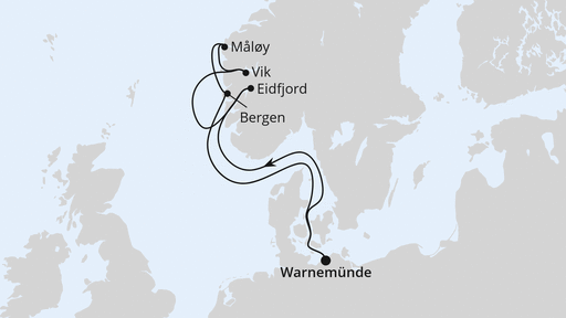 Norwegens Fjorde ab Warnemünde