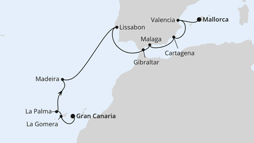 Von Gran Canaria nach Mallorca