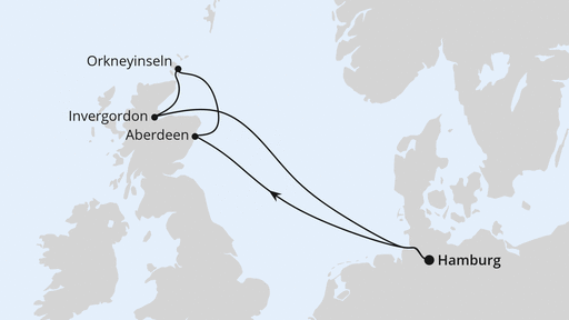 Schottland ab Hamburg