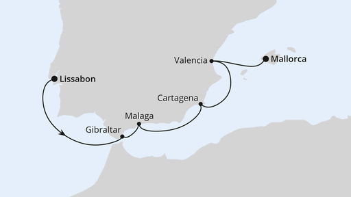 Von Lissabon nach Mallorca