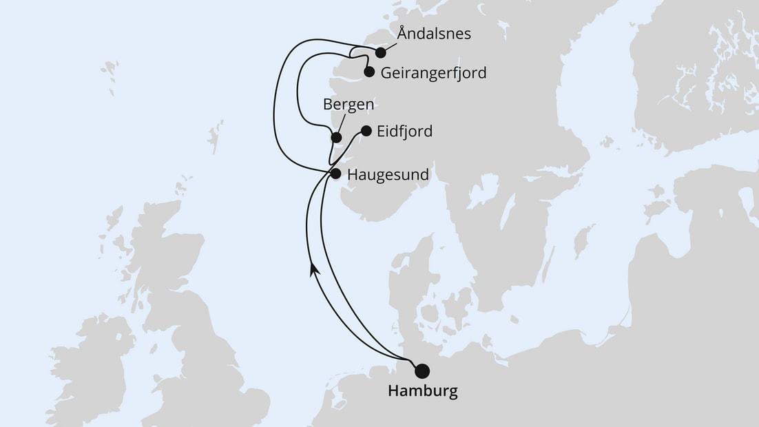 Norwegens Fjord-Weltnaturerbe ab Hamburg 3