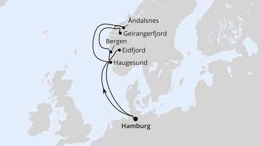 Norwegens Fjord-Weltnaturerbe ab Hamburg 3
