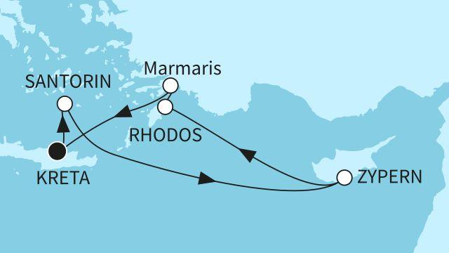 Lieblingsplätze am Östlichen Mittelmeer