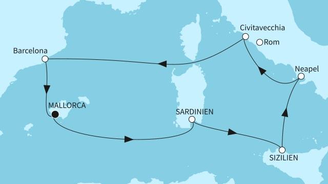 Höhepunkte Spaniens und Italiens