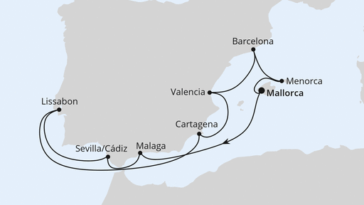 Spanien, Portugal & Balearen