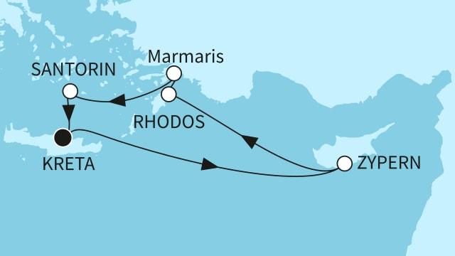 Lieblingsplätze am Östlichen Mittelmeer