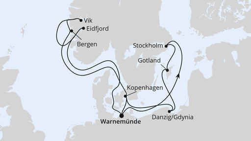 Skandinavien & Polen ab Warnemünde