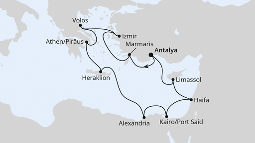 Israel, Zypern & Ägypten