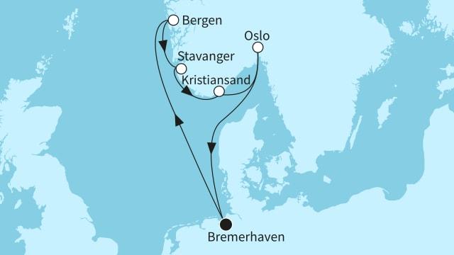 Vielfalt Norwegens