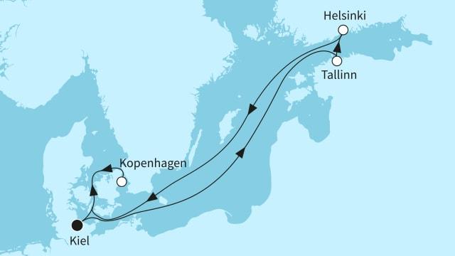 Zeitlose Ostsee, hyggeliges Kopenhagen