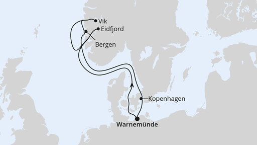 Norwegens Fjorde ab Warnemünde