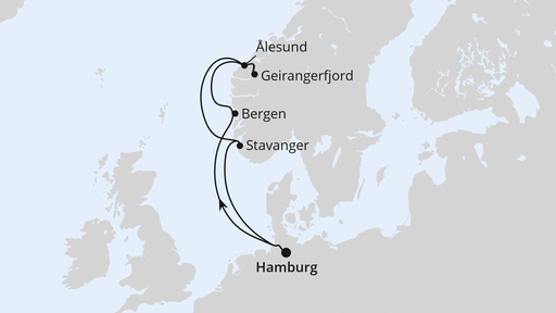 Norwegen ab Hamburg