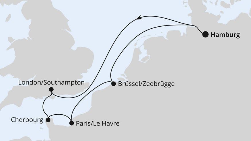 Metropolen ab Hamburg