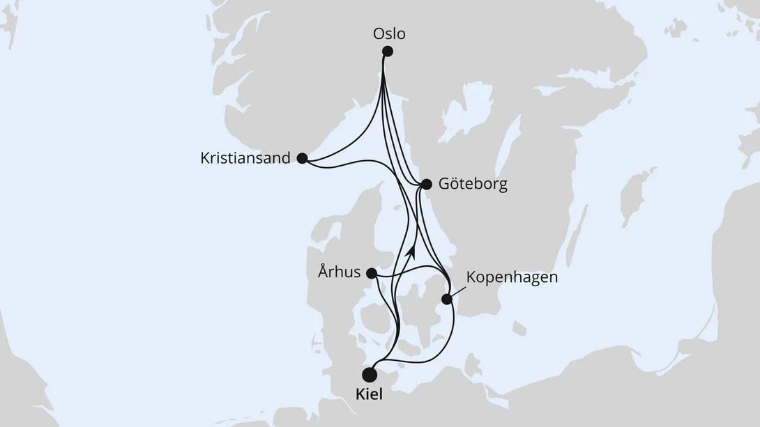 Silvesterreise nach Norwegen & Dänemark ab Kiel 2