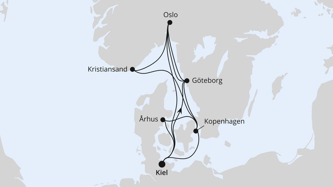 Silvesterreise nach Norwegen & Dänemark ab Kiel 2