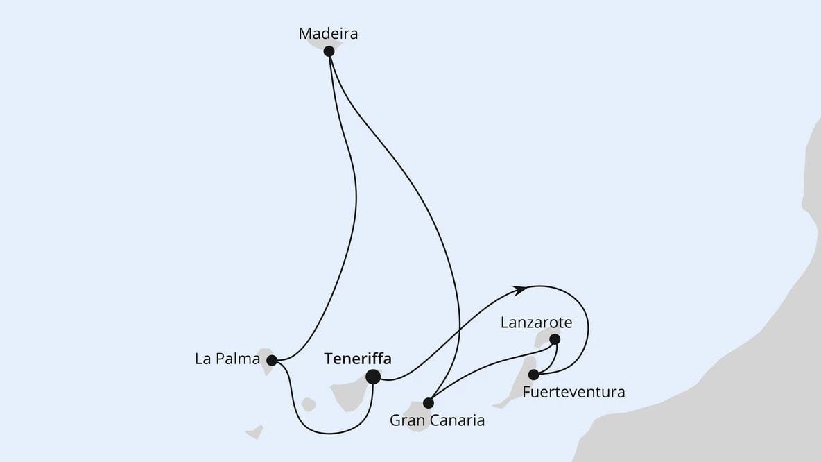Kanaren & Madeira ab Teneriffa