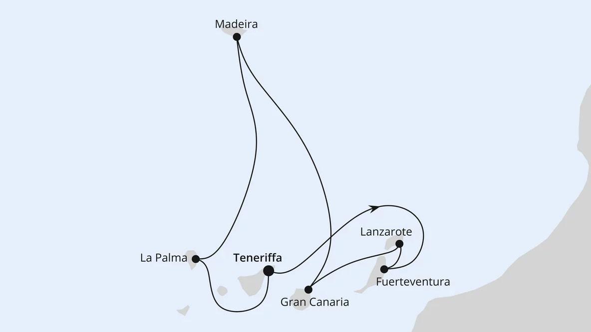 Kanaren & Madeira ab Teneriffa