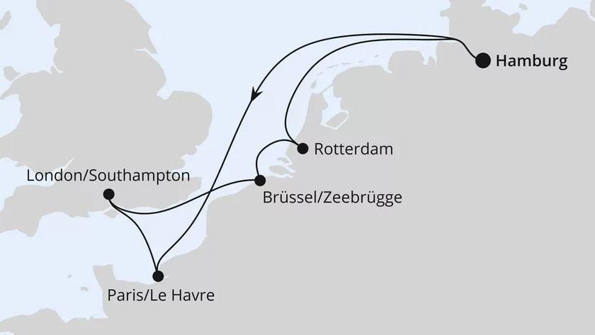 Metropolen ab Hamburg