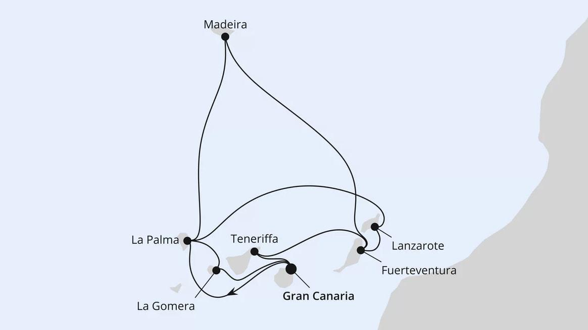 Große Kanaren-Reise mit La Gomera & Madeira