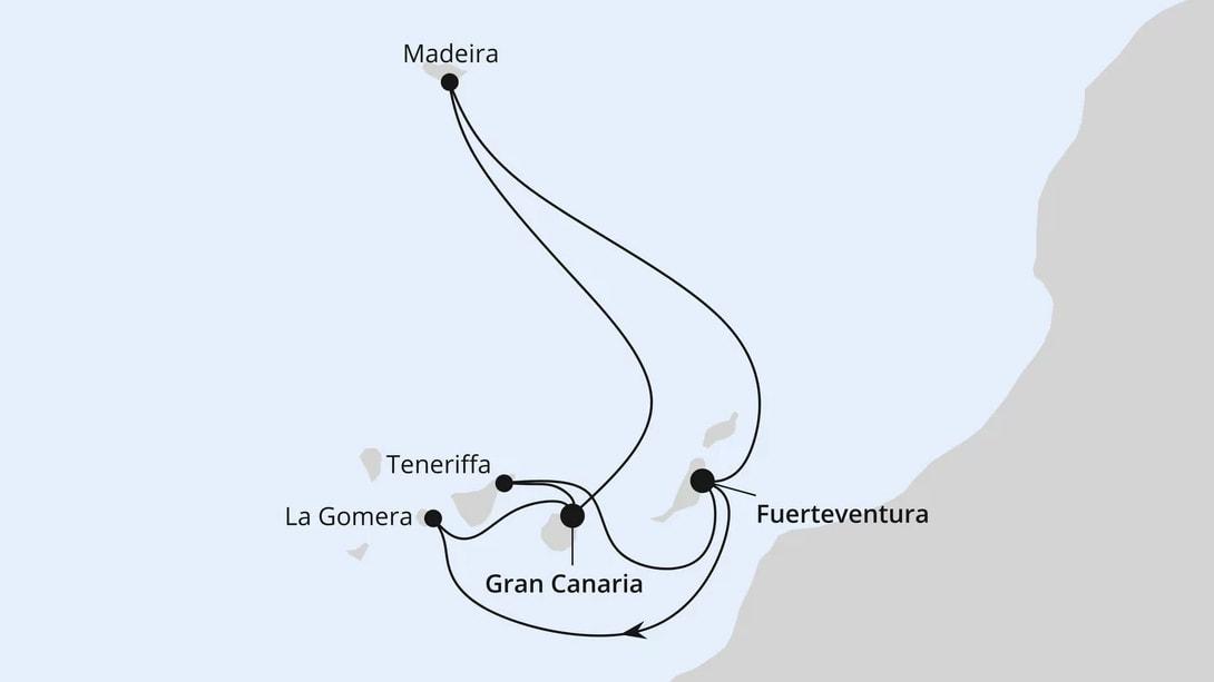 Kanarische Inselwelt & Madeira