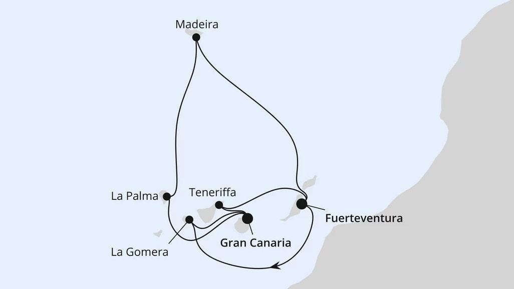 Kanarische Inselwelt & Madeira