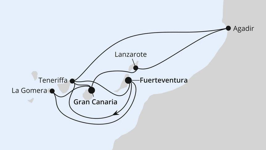 Kanarische Inselwelt & Marokko