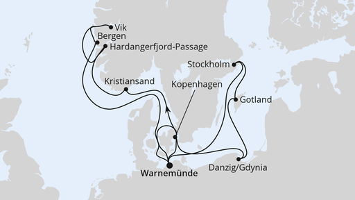 Skandinavien & Polen ab Warnemünde