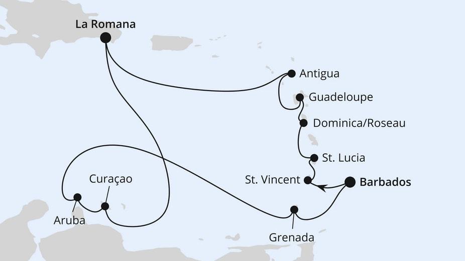 Karibische Insel-Rundreise ab Barbados