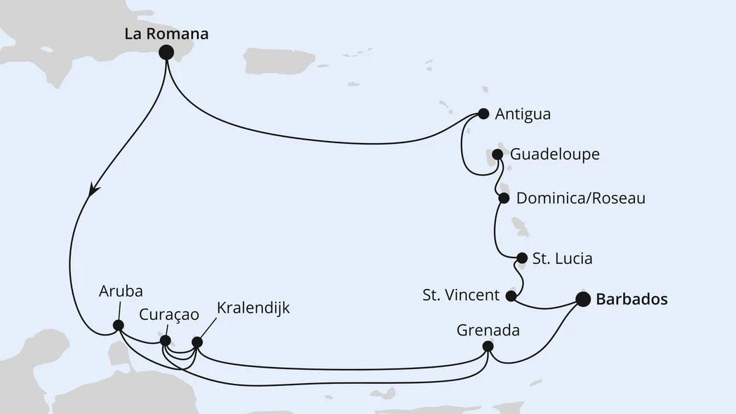 Karibische Insel-Rundreise