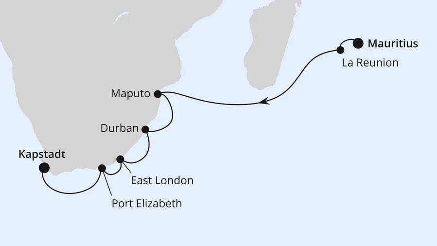 Südafrika mit La Réunion & Mauritius 2