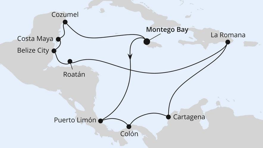 Mittelamerika & Mexiko ab Jamaika