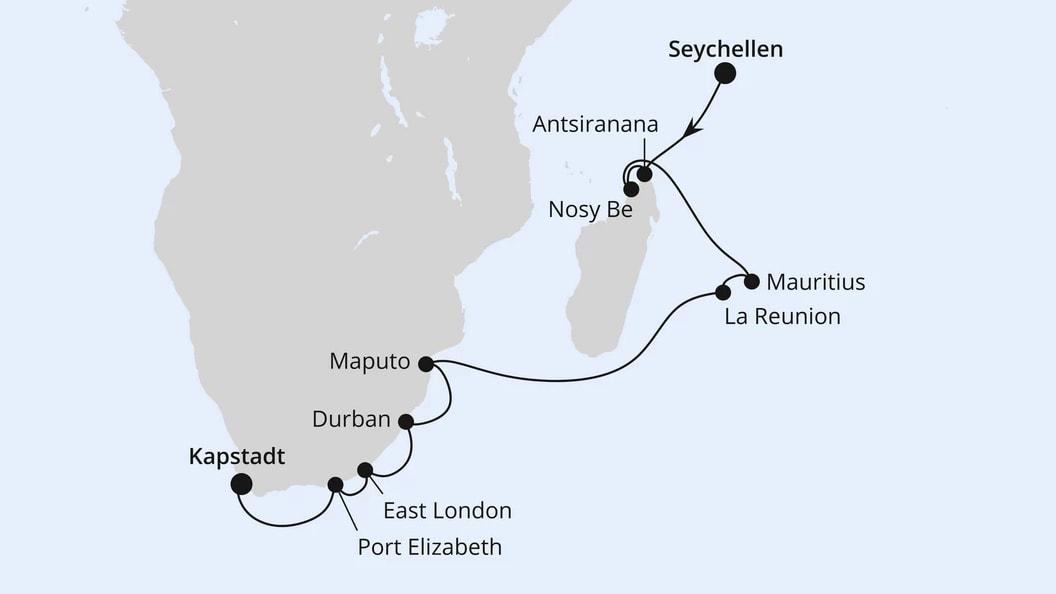 Seychellen, Mauritius & Südafrika 2