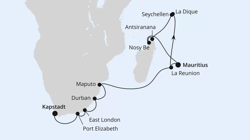 Südafrika, Seychellen, Mauritius & Madagaskar 2