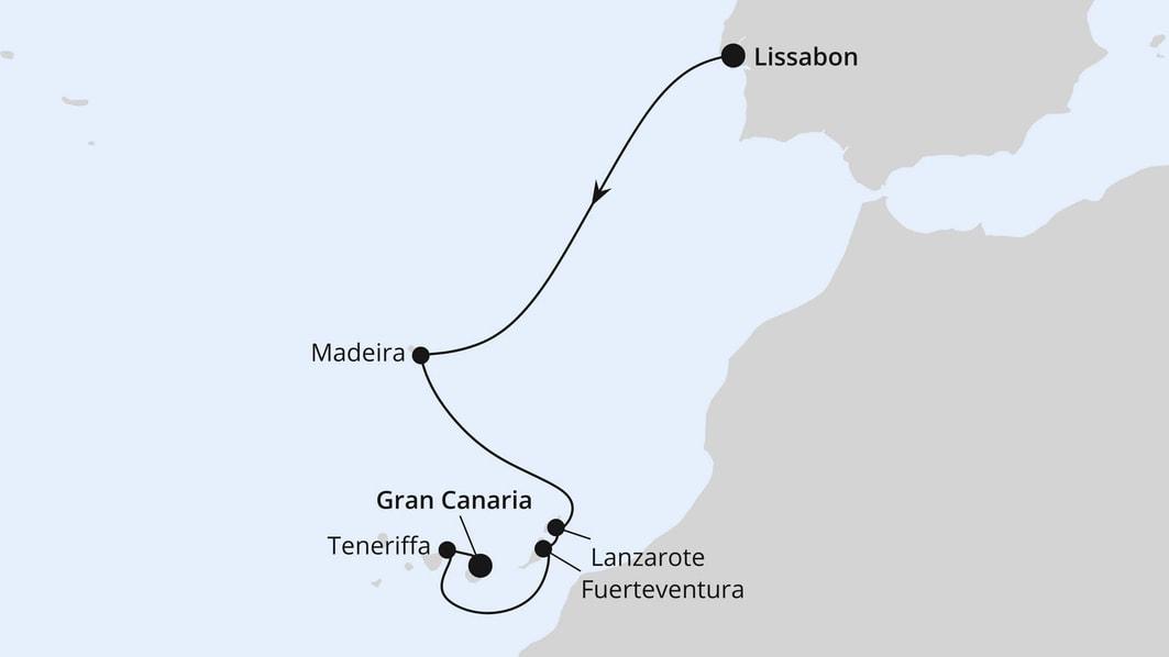 Madeira & Kanaren ab Lissabon