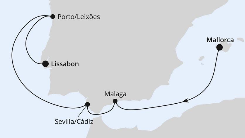 Andalusien & Portugal ab Mallorca