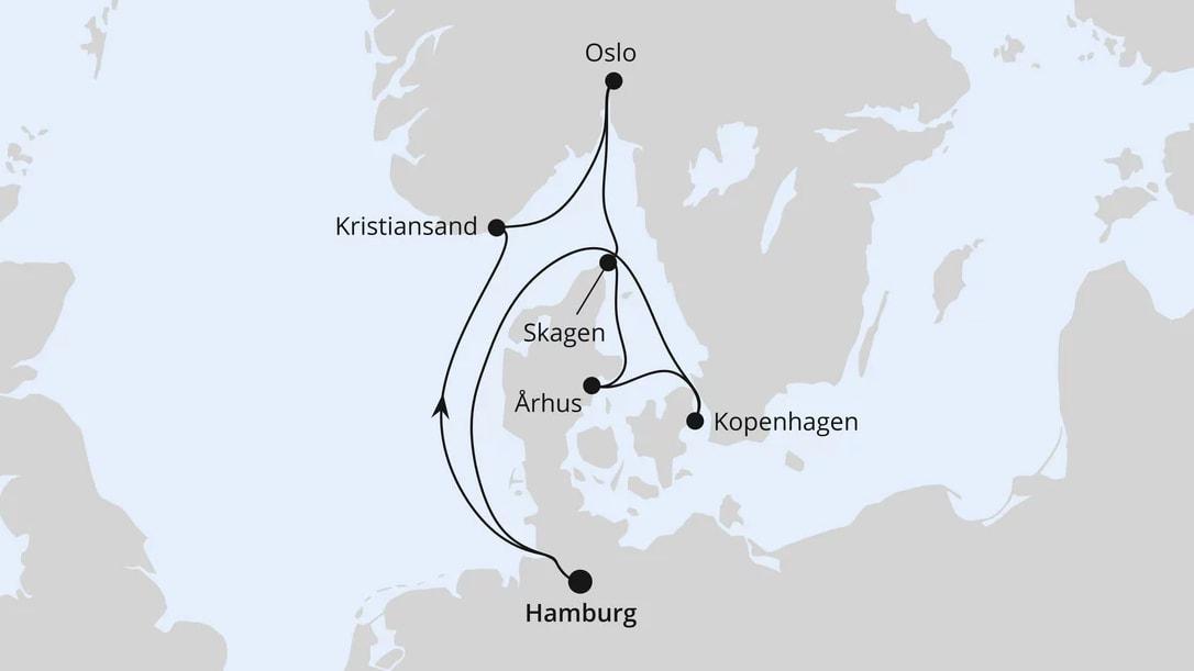 Silvesterreise nach Norwegen & Dänemark ab Hamburg