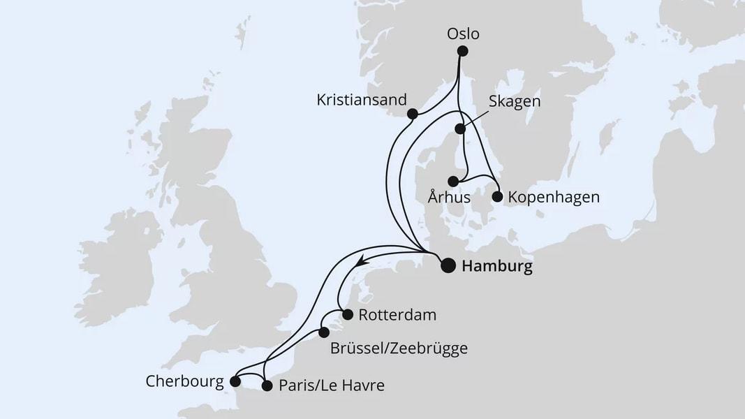 Feiertagsreise Metropolen & Skandinavien