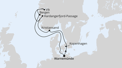 Norwegens Fjorde ab Warnemünde