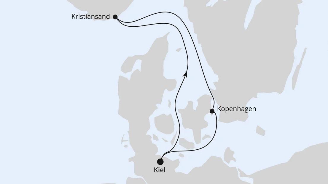 Kurzreise Norwegen & Dänemark ab Kiel 2