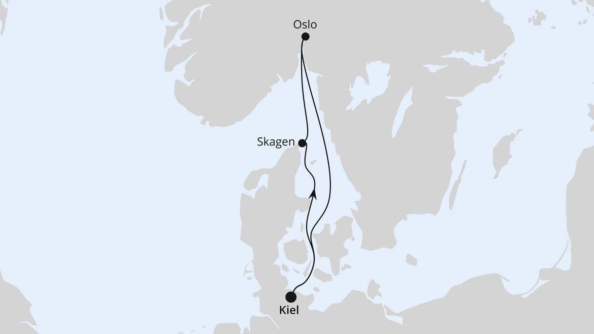 Kurzreise Norwegen & Dänemark ab Kiel 1