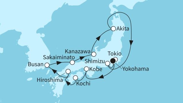 Rund um Japan