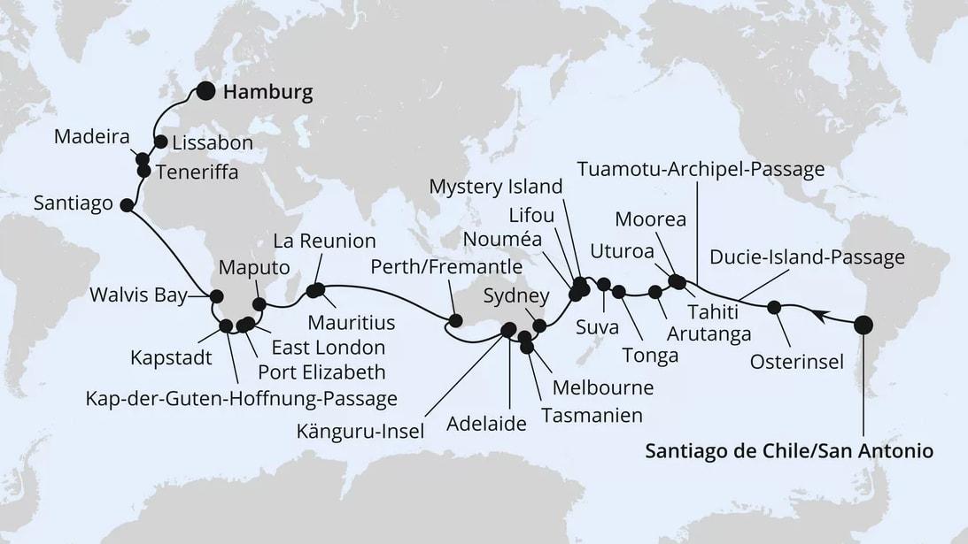 Von San Antonio nach Hamburg