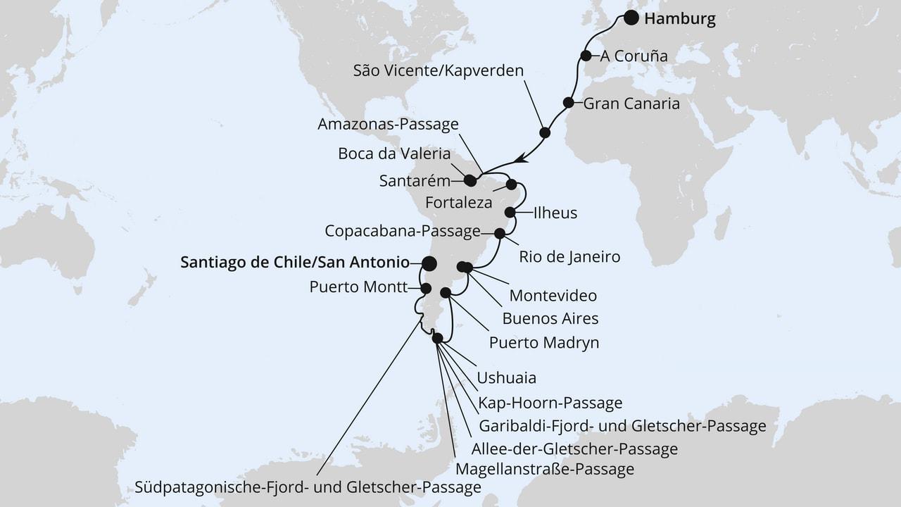 Von Hamburg nach San Antonio